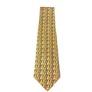 Metropolitan Museum Of Art Silk Tie Egyptian Yellow